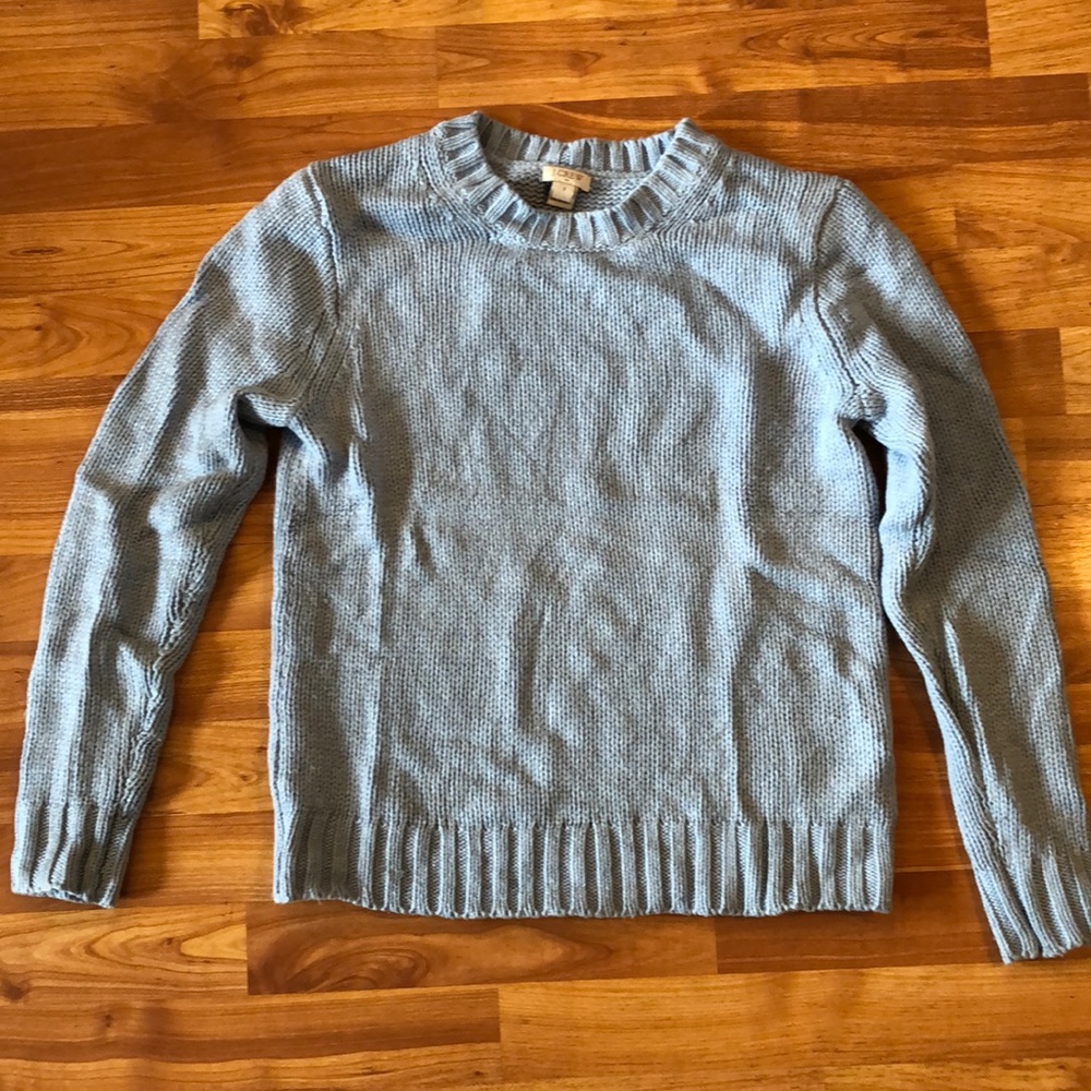 J. Crew baby blue sweater